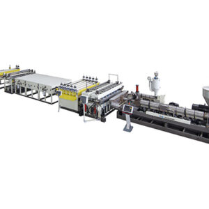 PC PP PE hollow Cross Plate extrusion line