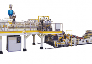 Twin Screw Dryer-free Vented PET Sheet Extrusion Line